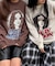 グラフィックニットBIGプルオーバー