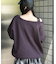 2WAYグラフィックワンショルBIGニット