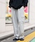 ワイドスウェットカーゴパンツ