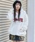 グラフィックロゴプルパーカー