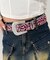 Lビジューラメシャギーベルト