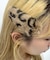 L2Pレオパードファーヘアピン