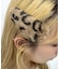 L2Pレオパードファーヘアピン