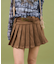 ダブルループプリーツミニスカパン