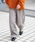 イージー3Dバレルレッグコーデュロイパンツ