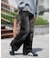 イージー3Dバレルレッグコーデュロイパンツ