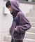 ショートグラフィックZIPパーカー