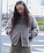ショートグラフィックZIPパーカー