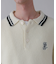 ワンポイント刺繍ニットポロ
