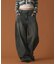 ラインストーンbackロゴデニム