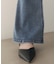 ストレッチフレアデニムパンツ