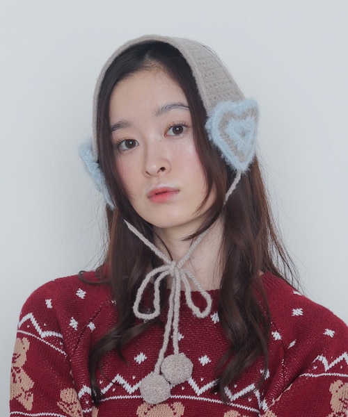 美品＊vivienne＊ハートファーイヤーマフ＊赤 Vivienne Westwood - ヴィヴィアン ハート型イヤマフ 未使用美品の通販