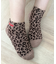 レオパード刺繍ロゴショートソックス
