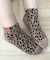 レオパード刺繍ロゴショートソックス