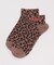 レオパード刺繍ロゴショートソックス