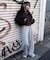 カーブデザインスウェットパンツ