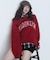 モヘアタッチBROOKLYNロゴニット