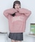 モヘアタッチBROOKLYNロゴニット