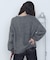モヘアタッチBROOKLYNロゴニット