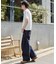 カバーフィットバルーンデニムパンツ
