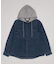 デニムフードシャツ(LS)