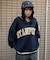 VネックグラフィックニットBIGプルオーバー