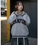 VネックグラフィックニットBIGプルオーバー