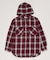 フードチェックシャツ