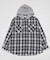 オンブレチェックフードシャツ(LS)
