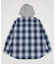 オンブレチェックフードシャツ(LS)