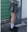 デニムプリーツミニスカート