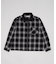 オンブレチェックシャツジャケット