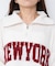 NEWYORKハーフジップニット