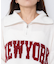 NEWYORKハーフジップニット