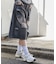ダメージデニムハーフパンツ