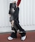 ダメージストレートデニムパンツ