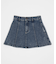 デニムフレアミニスカート