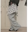フェイクレイヤードフレアパンツ