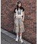 キーネックサイドレースアップちびT