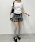 リボングラフィックサイドドロストT