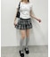 リボングラフィックサイドドロストT