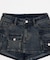 マルチポケットデニムミニスカパン