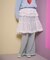レースヘムワイドパンツ