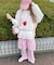 レースヘムワイドパンツ