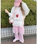 レースヘムワイドパンツ