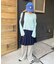 レースヘムワイドパンツ