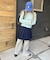 レースヘムワイドパンツ