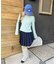 レースヘムワイドパンツ
