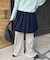レースヘムワイドパンツ