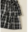 ダブルリボンチェックミニスカート
